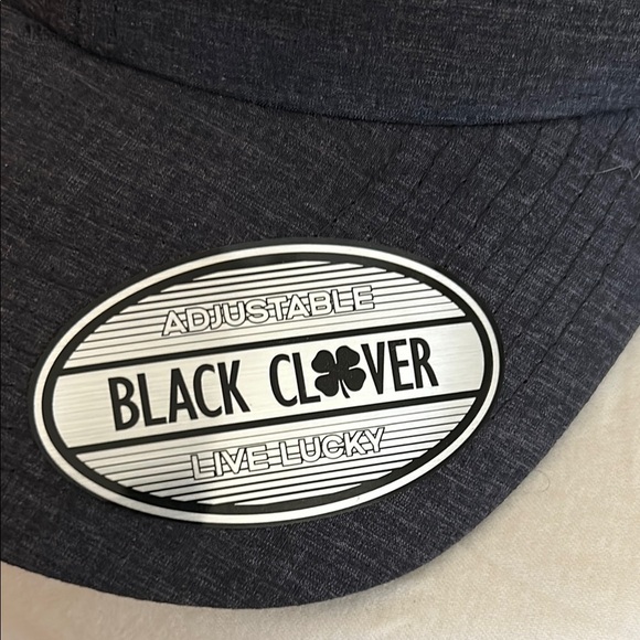 Black Clover Men's Black Gray and red Hat - Picture 11 of 13